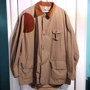 Red head Vintage Hunting Jacket Large with removable back bag Khaki Color